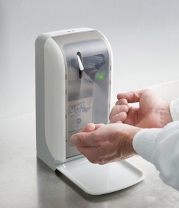 AutoMyst 2 Touchless Hand Sanitizer Dispenser. Image Credit: Best Sanitizers Inc. 