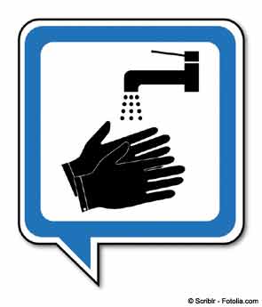 The CDC recommends washing hands frequently with soap and warm water for at least 20 seconds, particularly after using the restroom.